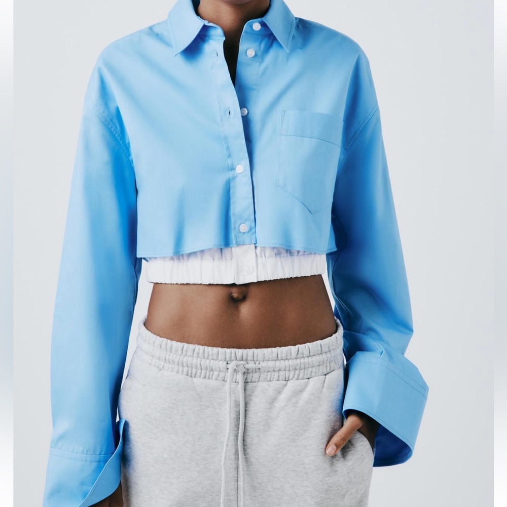 BNWT ZARA BLUE SHIRT